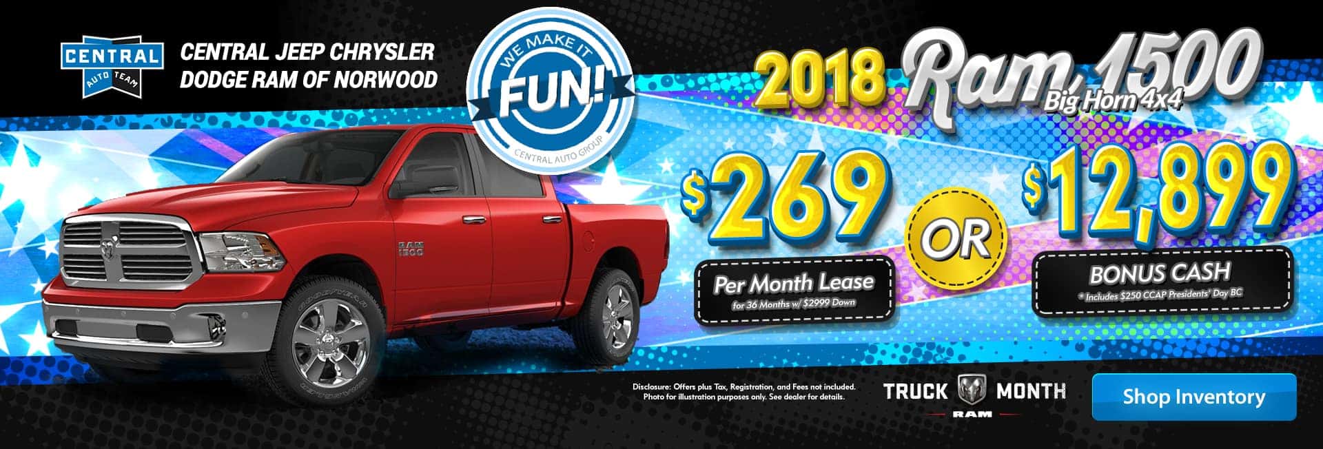 Jeep Chrysler Dodge Ram, Central of Norwood | Serving the ...