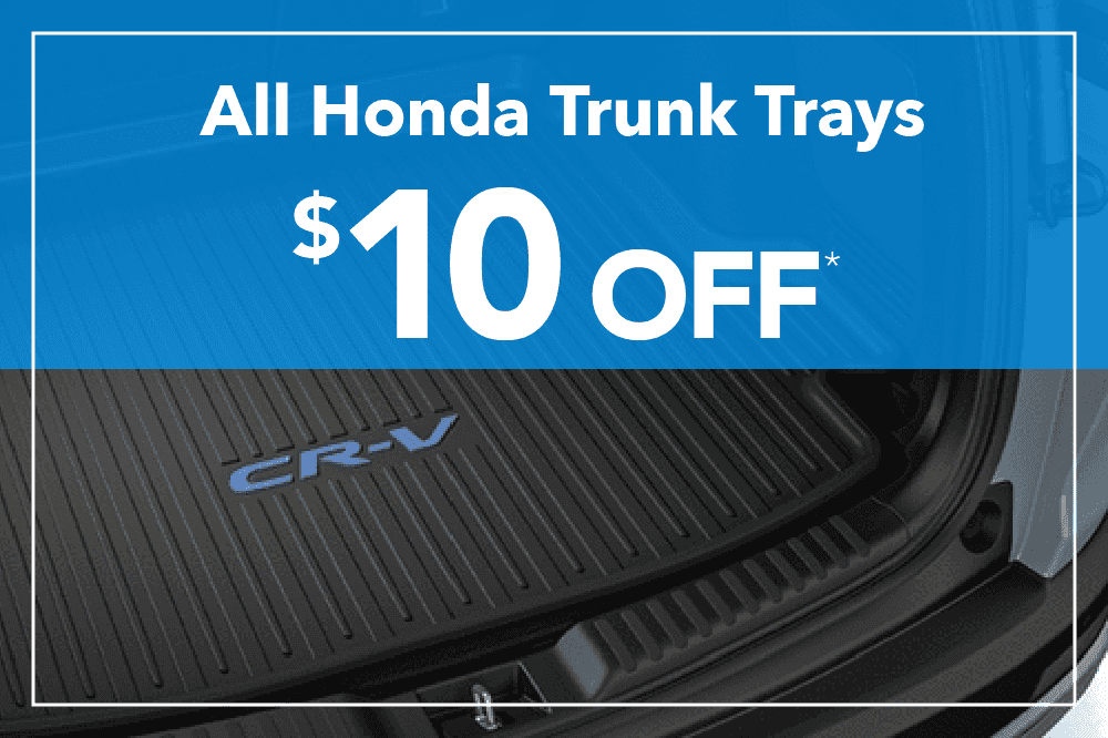 $10 off All Honda Trunk Trays
