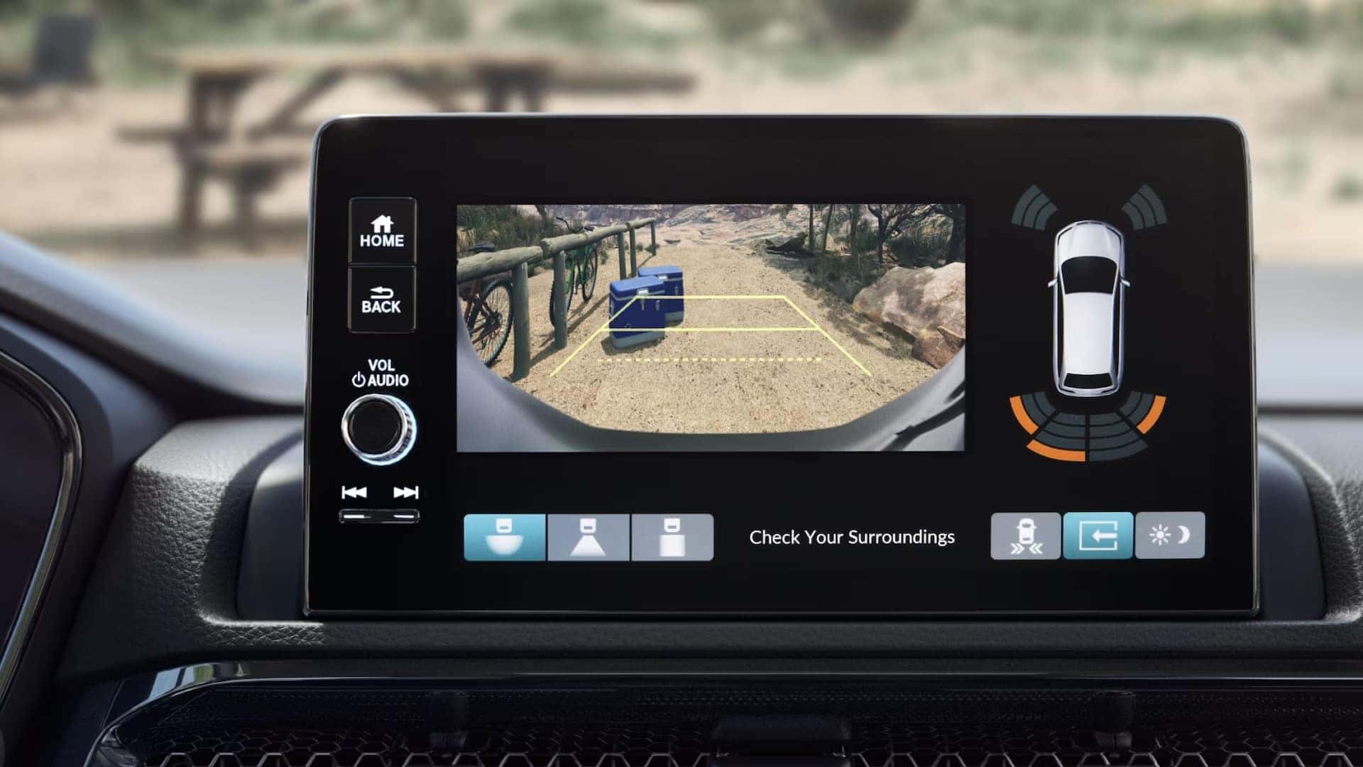 Honda CR-V-FCEV Backup Camera Display