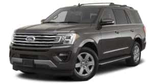 A grey 2020 Ford Expedition is facing left.