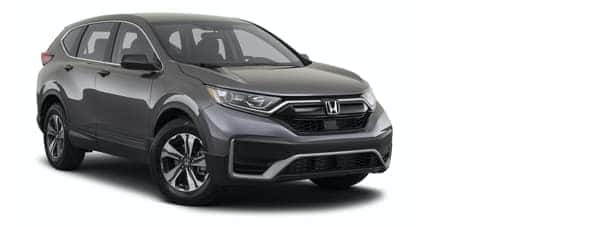 A grey 2021 Honda CR-V is angled right.