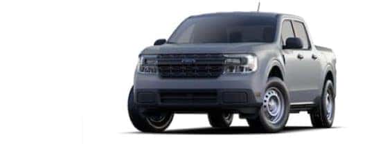 A light blue 2022 Ford Maverick is angled left.