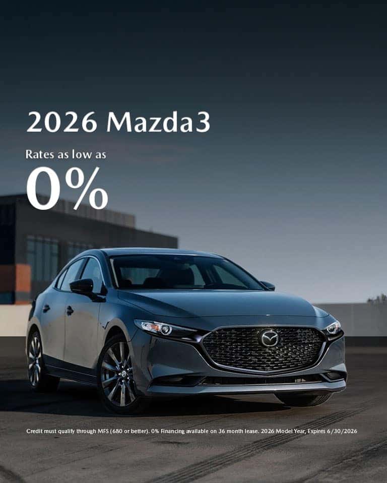 New 2026 Mazda3 Sedan and Hatch
