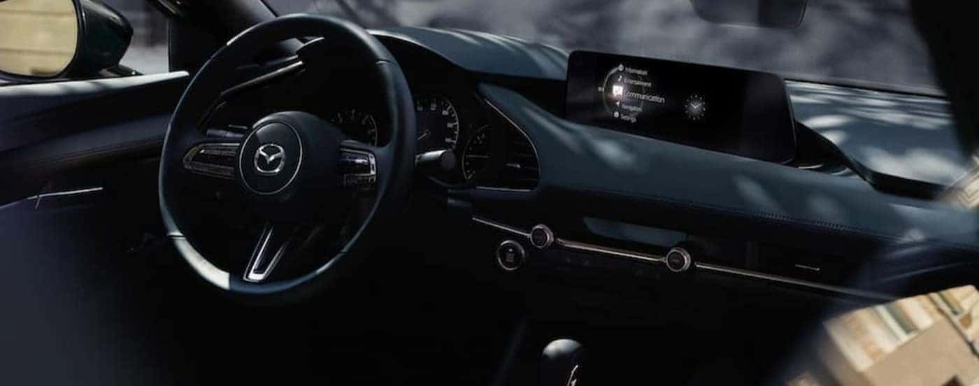 Black dash in a 2026 Mazda3 Sedan.