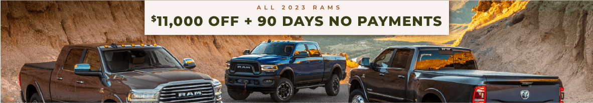 90 Days of No Payments on 2023 Rams