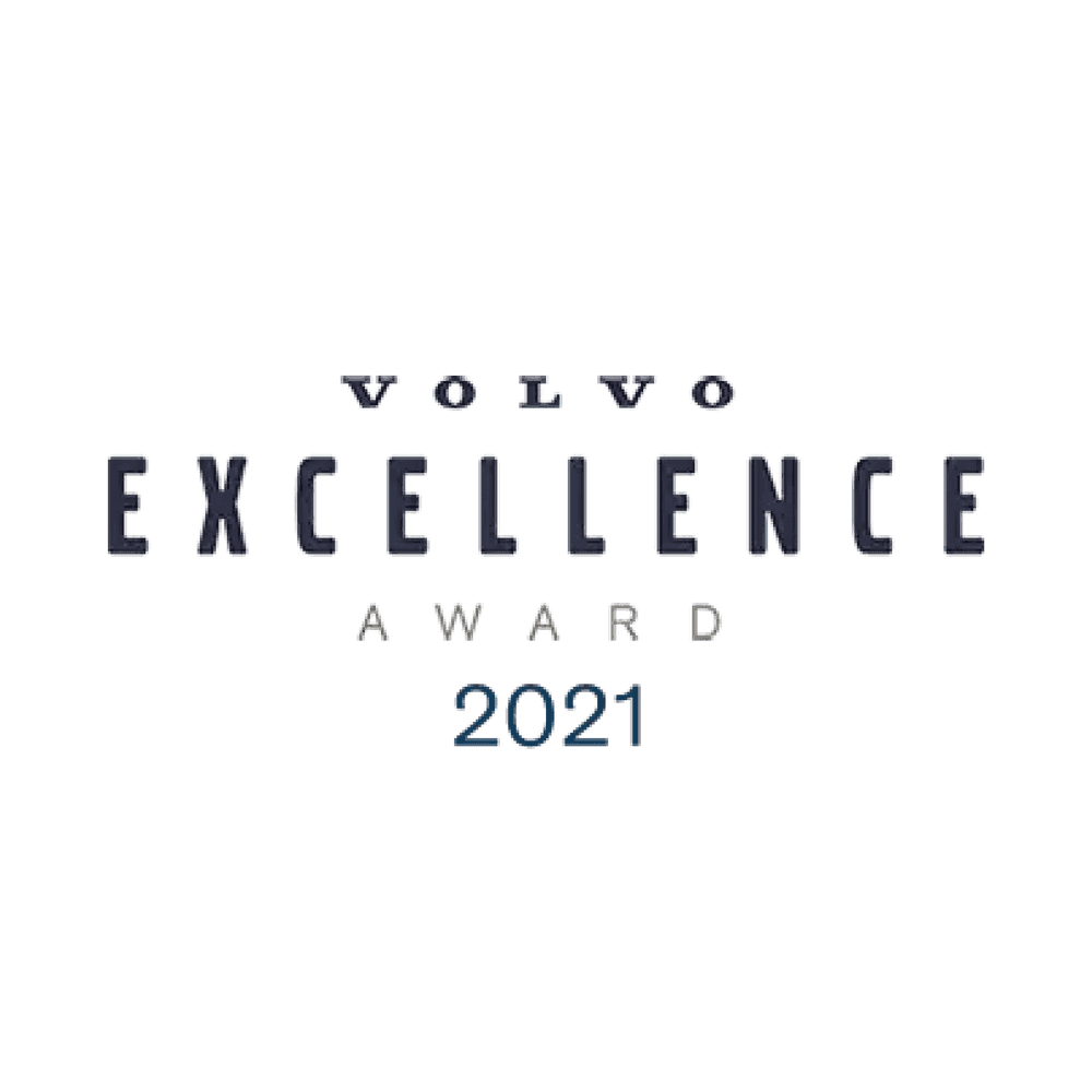 Eddy's Volvo 2021 Volvo Excellence award