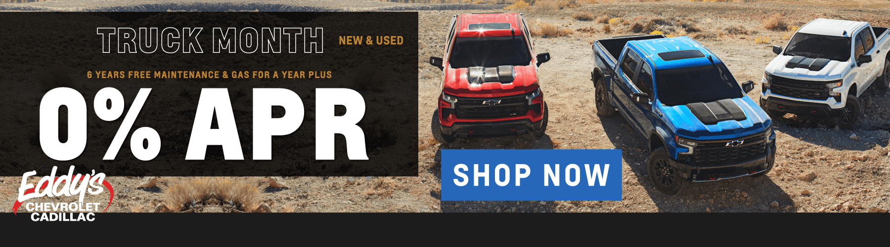 0% APR on New & Used Trucks