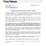 Holidays & Heroes 2020 Press Release