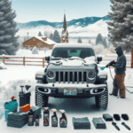 DIY Jeep detail in winter