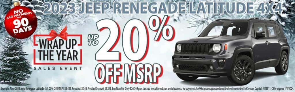 Jeep Renegade Sale