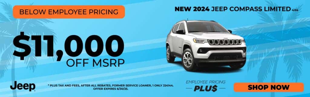 $11,000 Off 2025 Jeep Compass