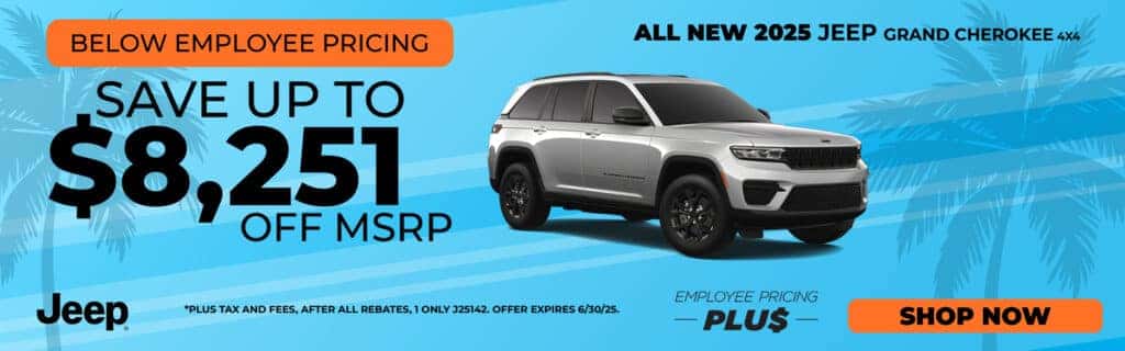 $8,251 Off 2025 Jeep Grand Cherokee