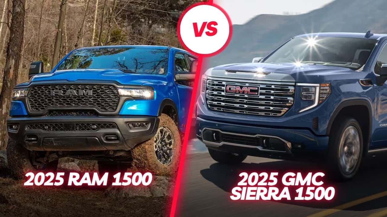 2025 Ram 1500 vs 2025 GMC Sierra 1500