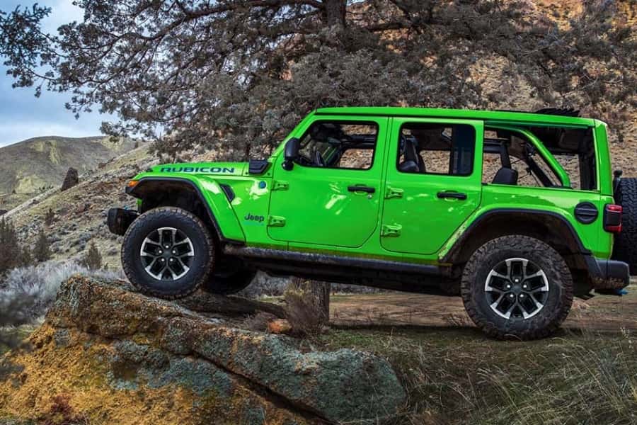 Jeep Wrangler 4xe towing in North Idaho