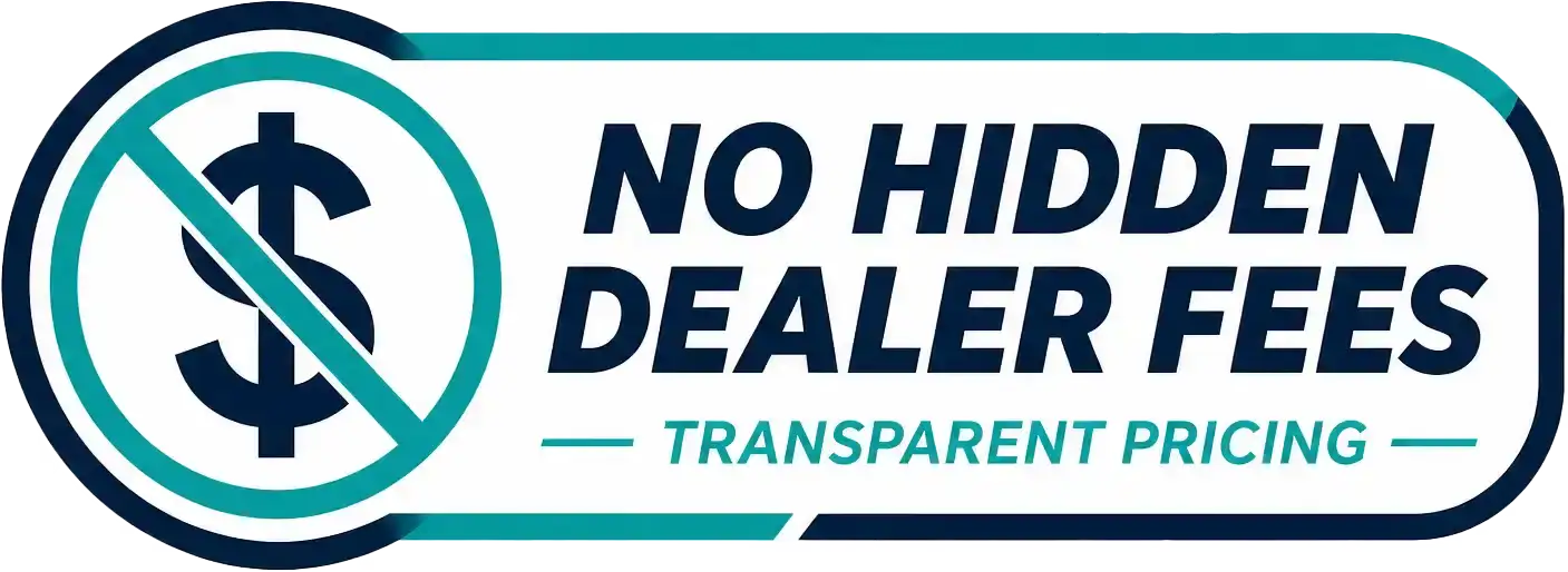 No Hidden Dealer Fees Transparent Pricing