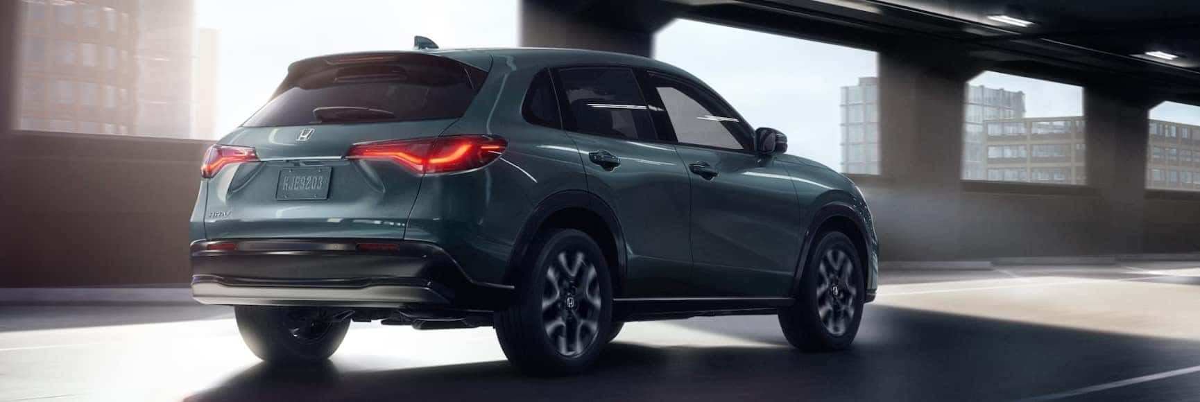 Honda SUV on the highway