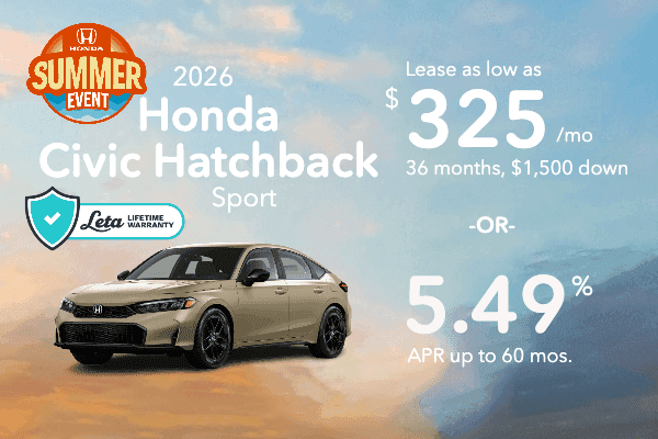 2026 Honda Civic Hatchback