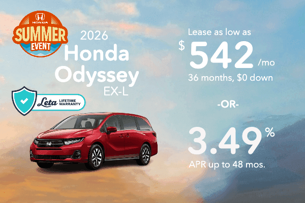 2026 Honda Odyssey EX-L