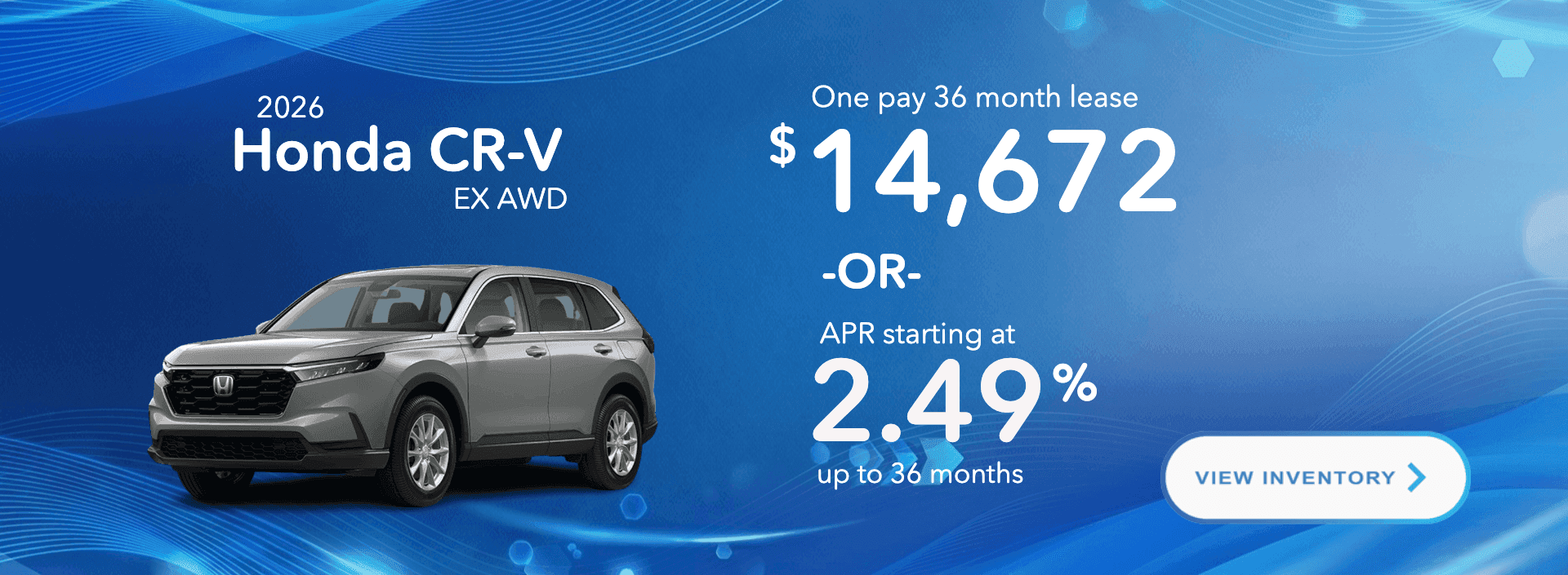2026 Honda CR-V Lease 2.49% APR Offers Specials St. Louis MO Frank Leta Honda