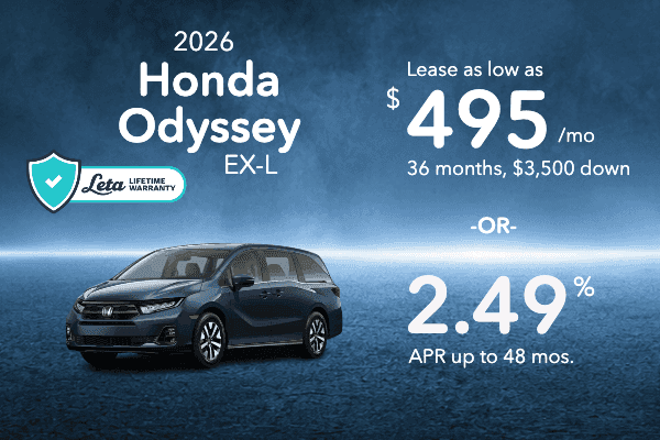 2026 Honda Odyssey EX-L
