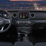 2019 Jeep Wrangler Sahara interior dashboard and steering wheel