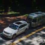 Jeep Grand Cherokee Towing a Home Trailer