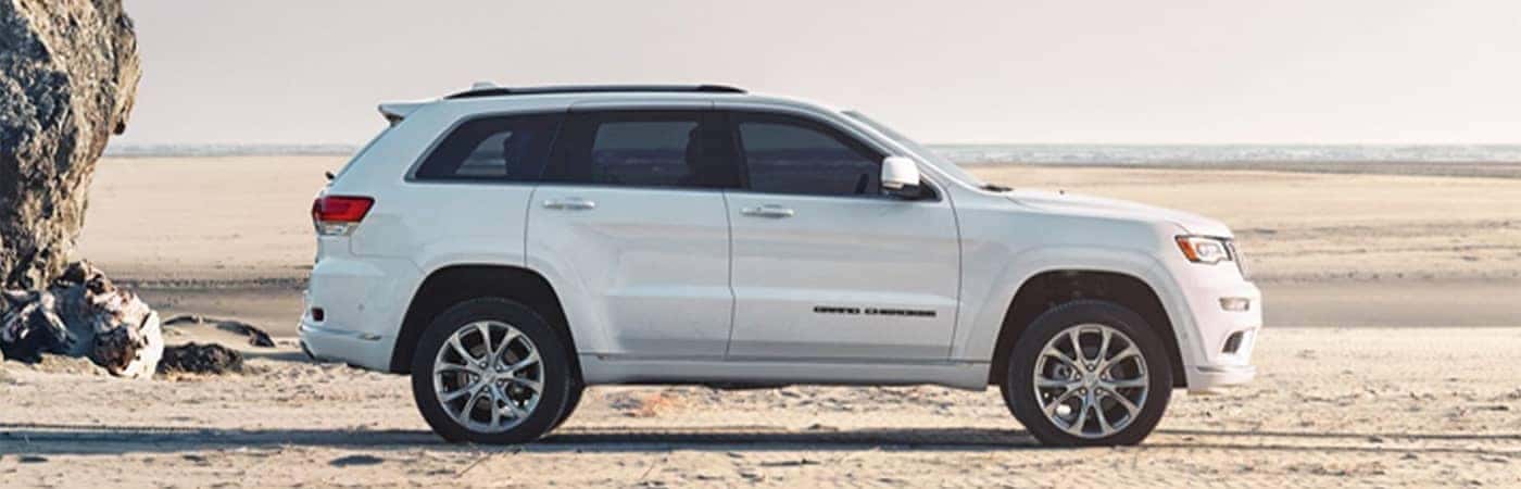 Jeep Grand Cherokee Parked on the Beach