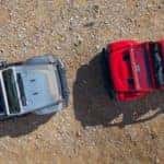 Jeep Gladiator Models Top View Looking Down
