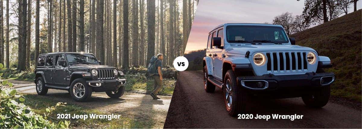 2021 Jeep Wrangler vs. 2020 Jeep Wrangler | Garavel CJDR