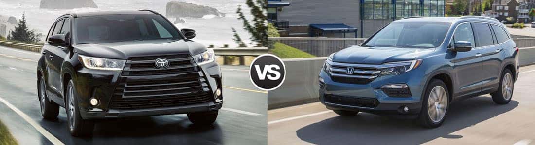 2017 Toyota Highlander vs 2017 Honda Pilot