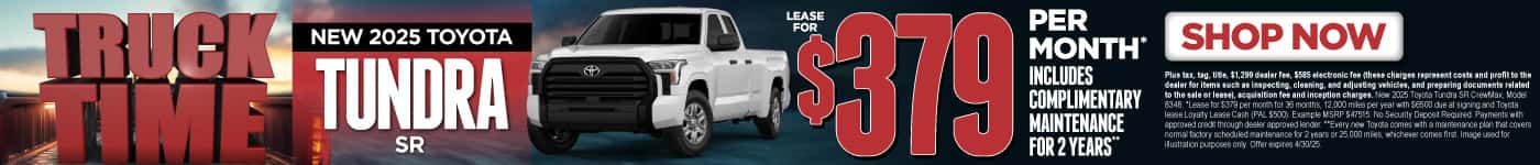 New 2025 Tundra SR 