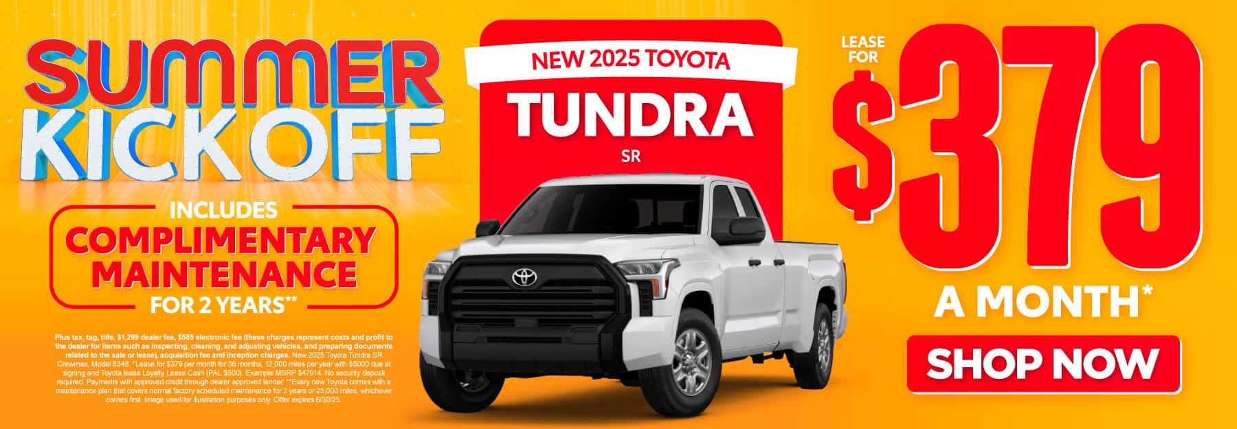 New 2025 Toyota Tundra - Lease for $379/mo* - Shop Now