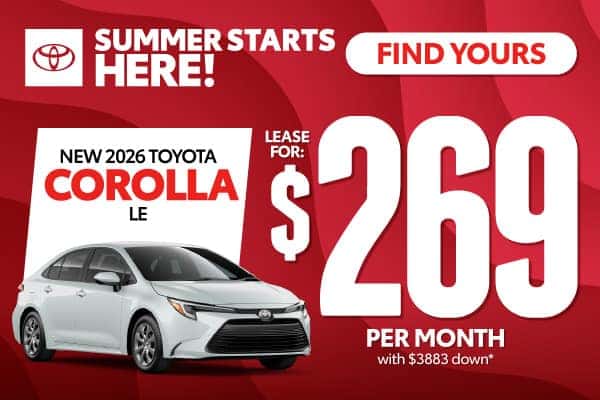 Current New Toyota Specials Offers | Gettel Toyota of Bradenton