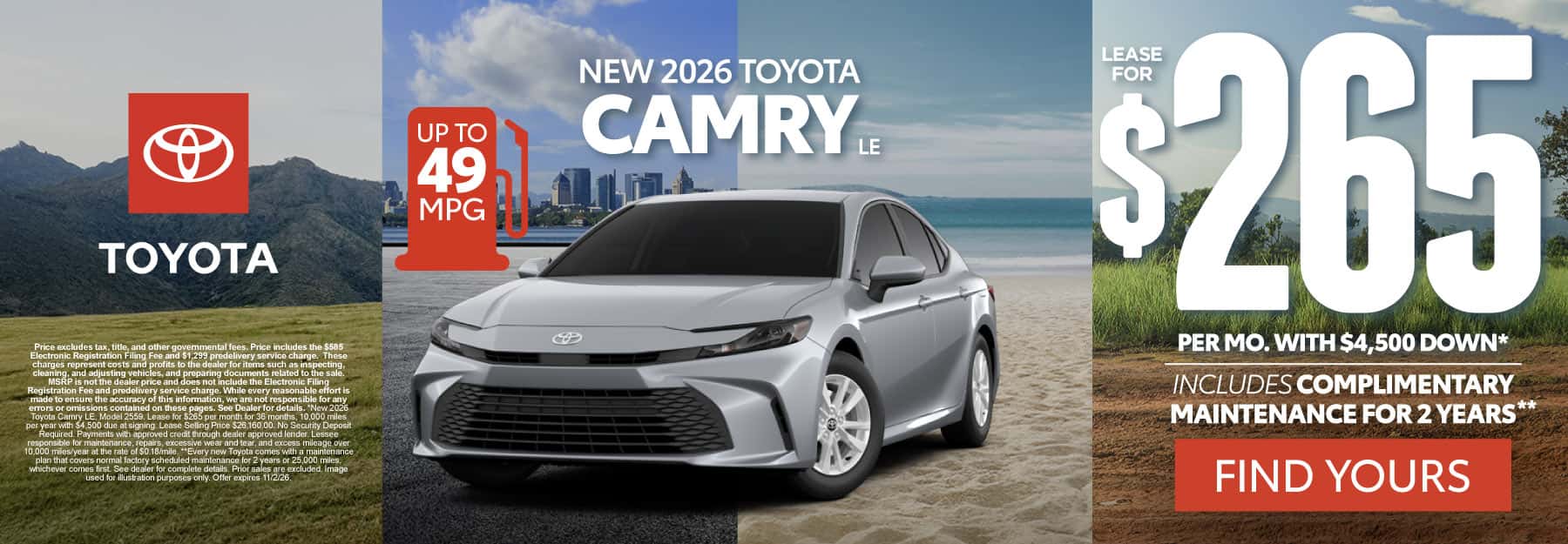 2026 Toyota Camry LE