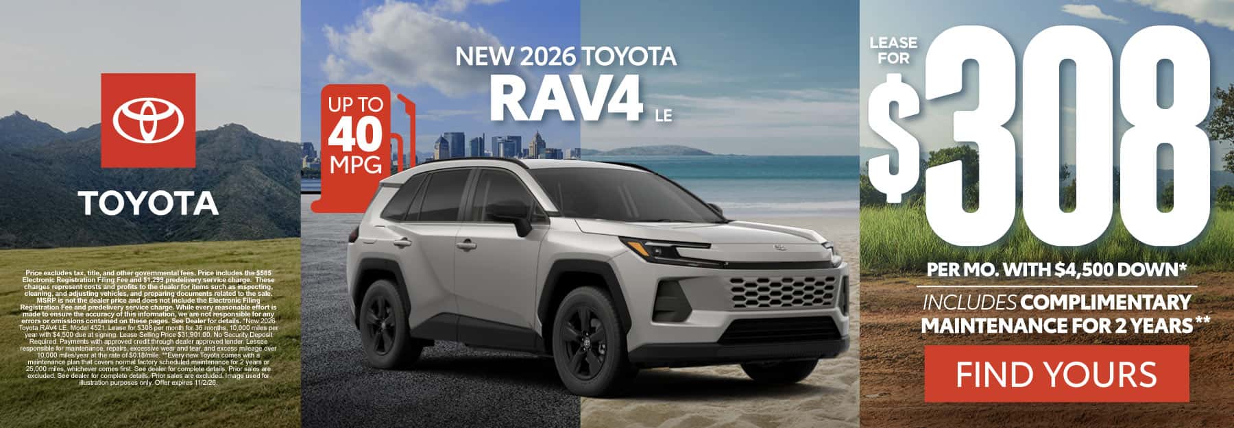 2026 Toyota Rav4 LE