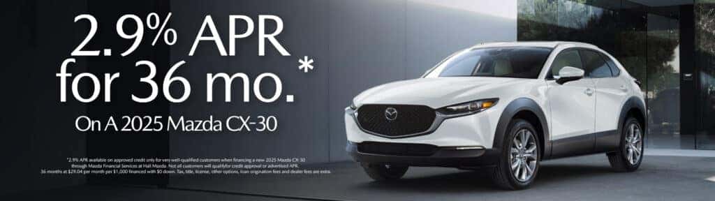 2.9% APR for 36 Months