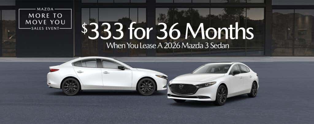 Lease a new Mazda3 Sedan