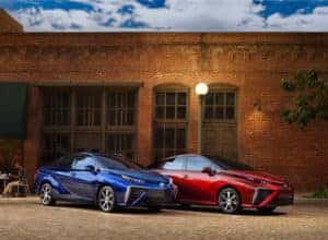 Toyota Mirai Detail Side By Side