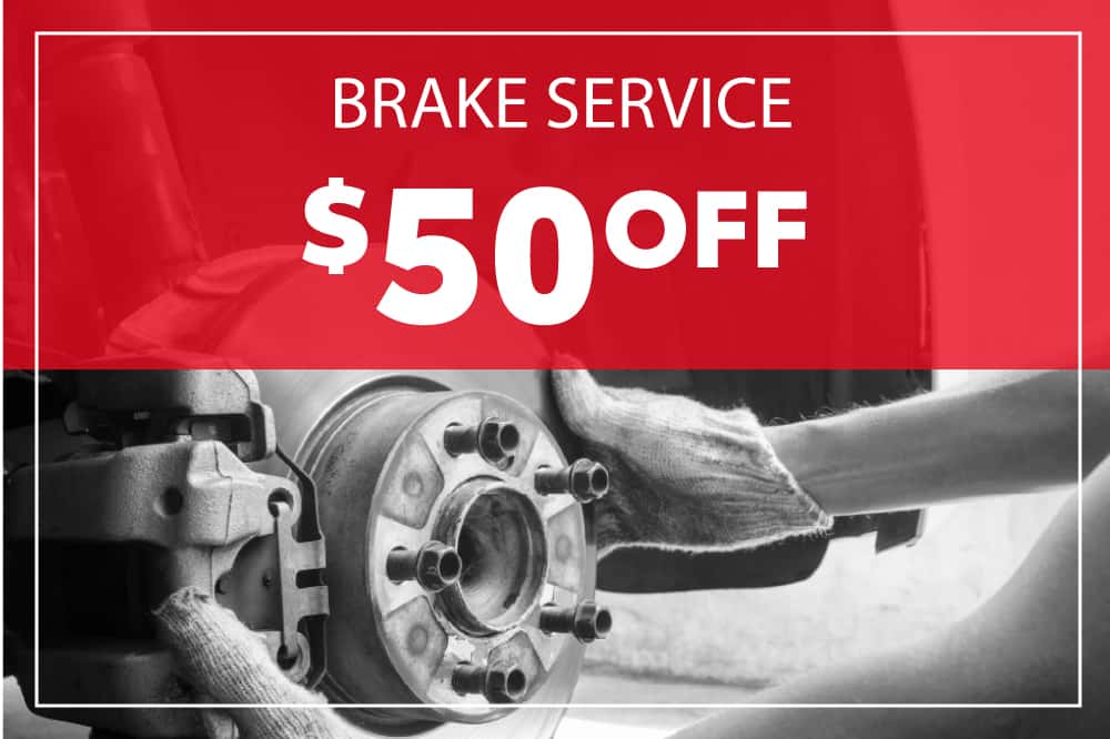 BRAKE SERVICE $50 OFF