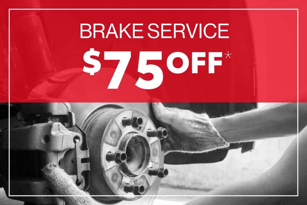 BRAKE SPECIAL $75 OFF Brake Service