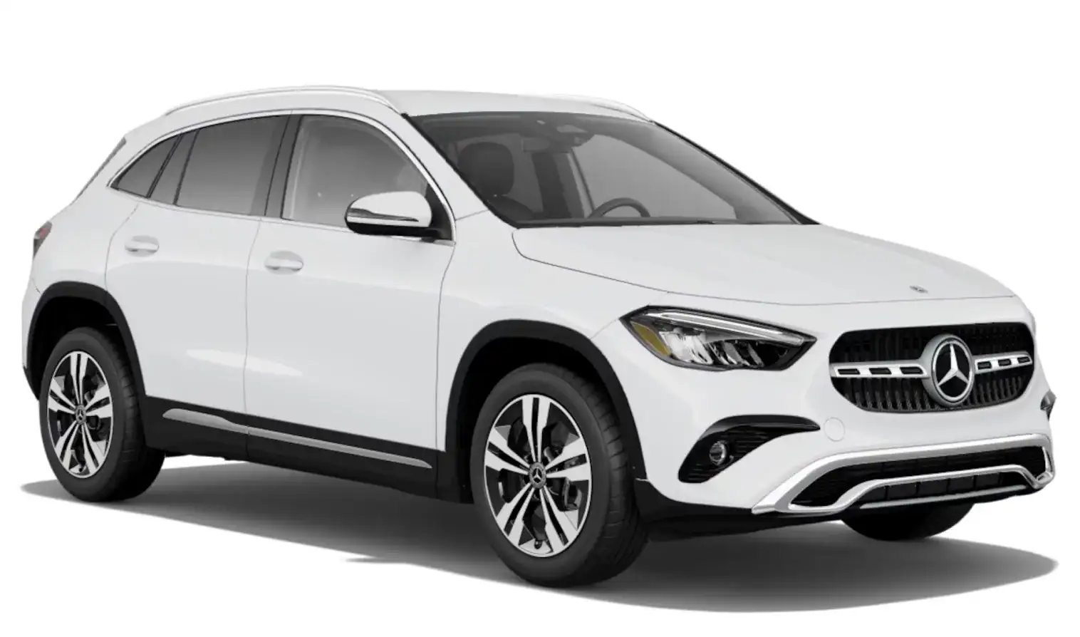 2026 GLA 250 4MATIC SUV shown from a front three-quarter angle.