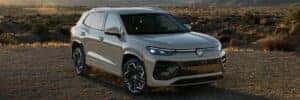 2025 tiguan parked outside