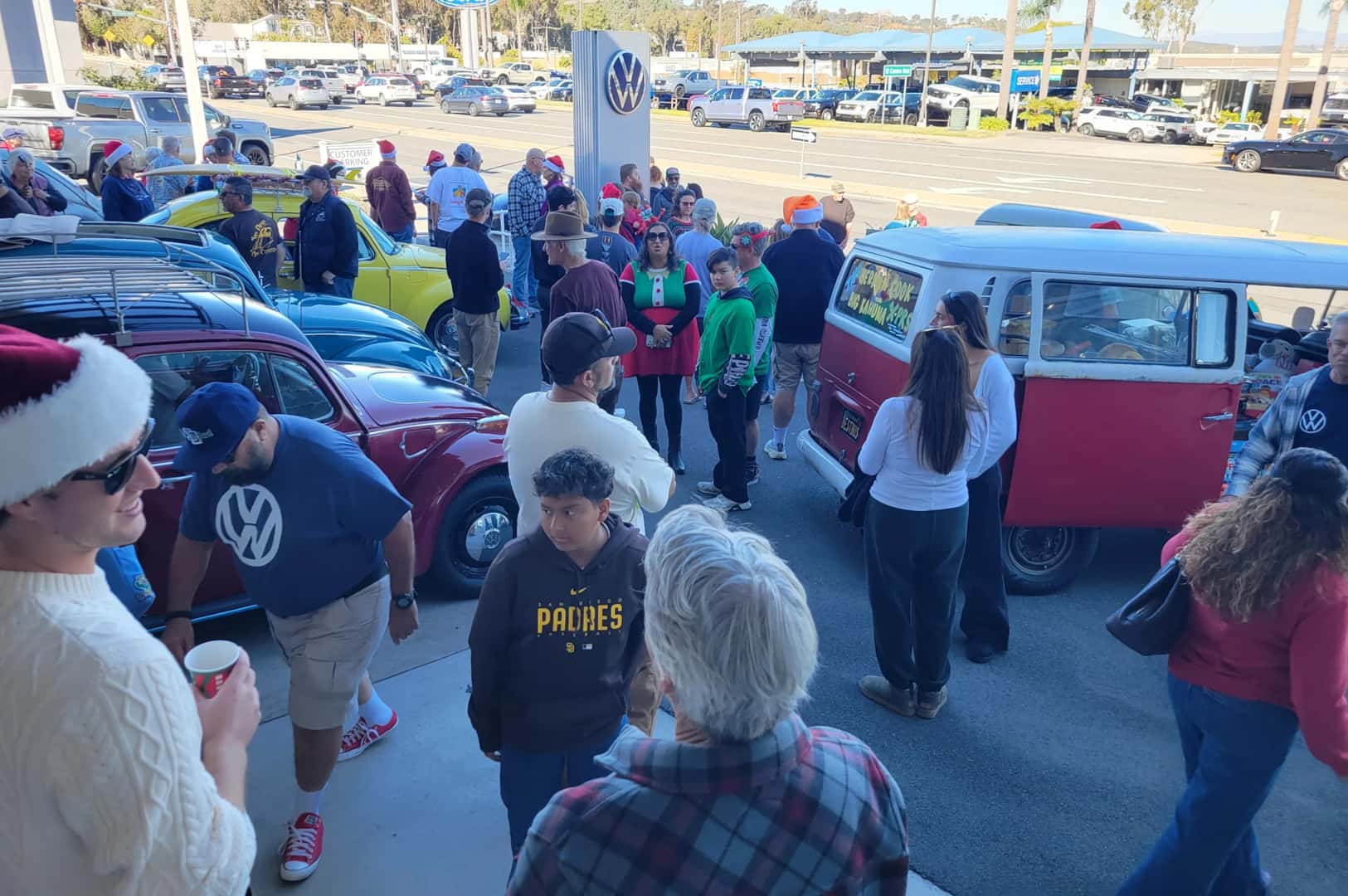 San Diego Vintage VW Christmas Cruise