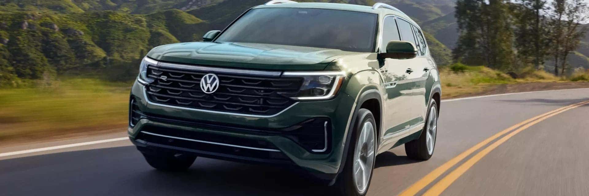 2026 volkswagen atlas driving on road
