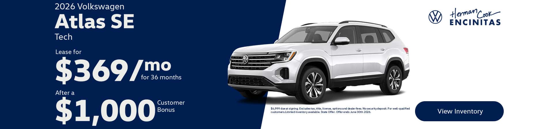 MAY2026_Slider_New_Volkswagen_Atlas_2026_Offer_Bonus-Cash—Lease_1920x450_R2_05-31-2026