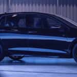 2026 Volkswagen Golf R in a dark blue parked