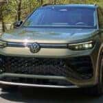 2026 volkswagen tiguan driving on road