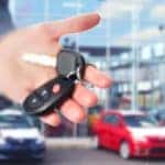 Hand with a Car keys. Transportation. Driving.