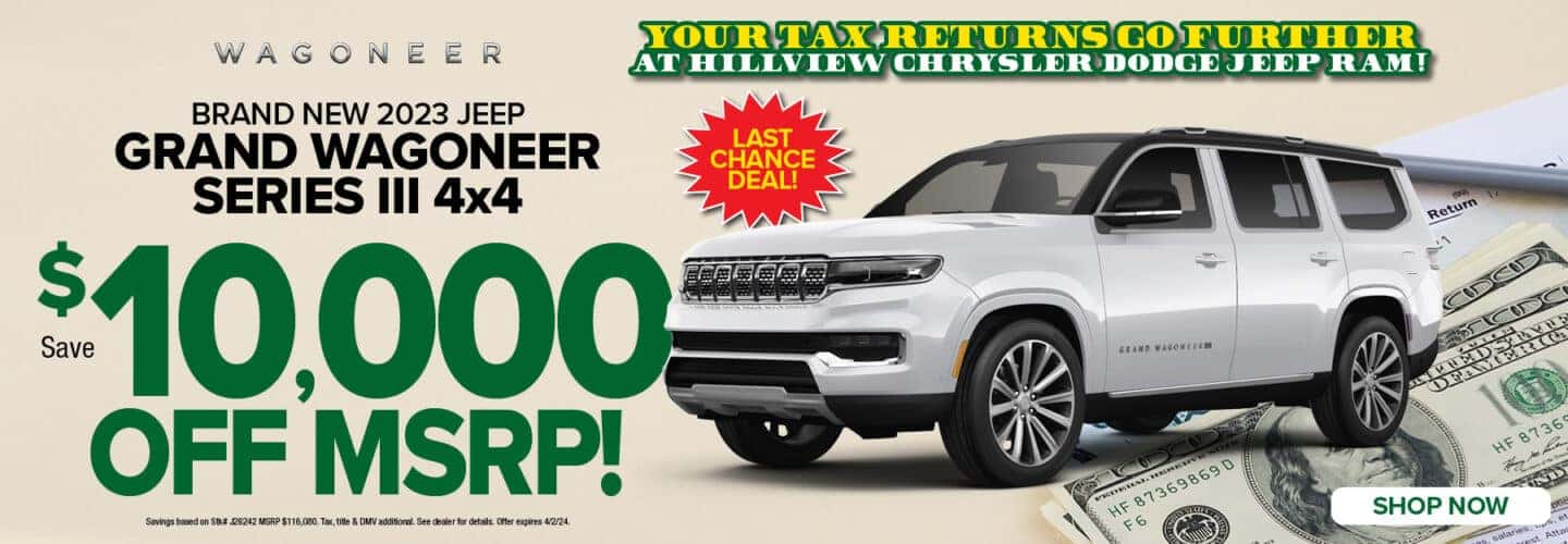 New Vehicle Specials Hillview Motors in Greensburg, PA