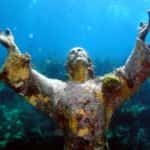 Underwater Jesus Statue Key Largo